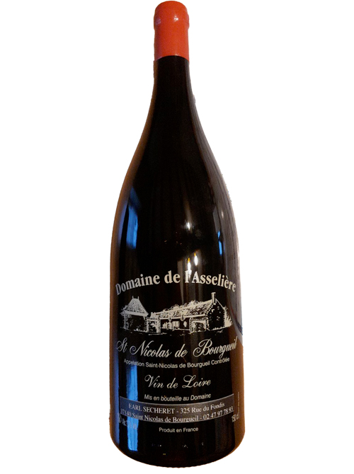 Bouteille Thaïs 2023 en format Magnum 1,5 L – vin rouge AOC Saint-Nicolas-de-Bourgueil du Domaine de L’asselière