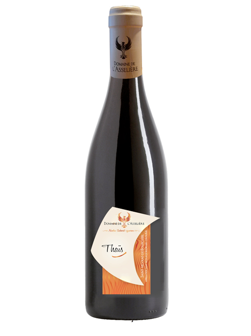 Bouteille de Thaïs 2024 – vin rouge AOC Saint-Nicolas-de-Bourgueil du Domaine de L’asselière
