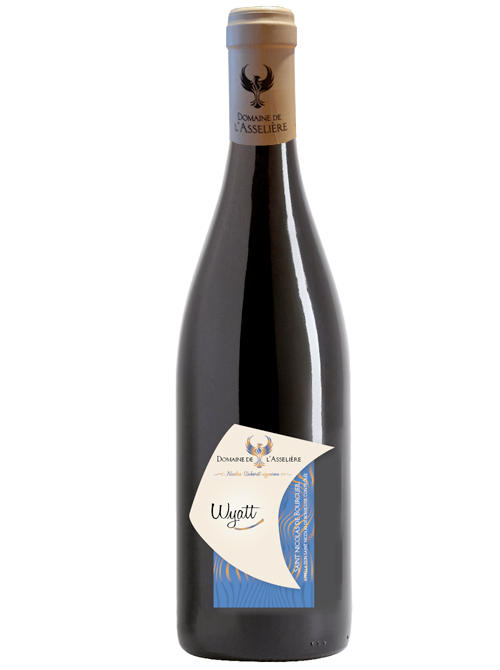 Bouteille de Wyatt 2021 – vin rouge AOC Saint-Nicolas-de-Bourgueil du Domaine de L’asselière